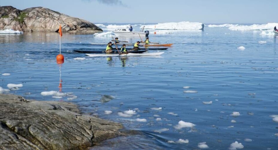 Hele ugen står i qajak-roningens tegn i Ilulissat hvor GM bliver afholdt.