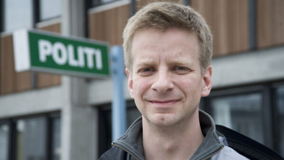 Vicepolitimester Morten Nielsen ser med stor alvor på sagen fra lørdag morgen, hvor aktivister er gået ombord på en borerigFoto: Leiff Josefsen