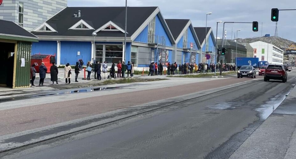 Alle de smittede er fundet i Nuuk. (Arkivfoto)
