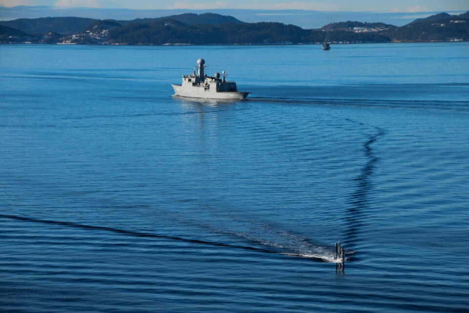 s skib har trænet med ubåde i Norge Arktisk Kommando