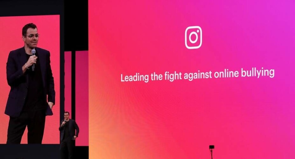 Instagram vil indføre nye funktioner, der skal forhindre mobning på det sociale medie, oplyser Instagrams chef Adam Mosseri, der her ses under en konference i april.