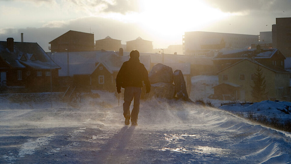 Fy for den! Det har været den næstkoldeste nat i Nuuk i et halvt århundrede. Foto: Leiff Josefsen