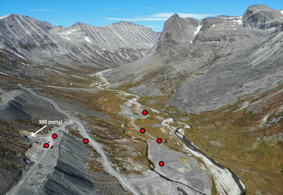Prøveboringer ved Nalunaq-minen denne sommer
