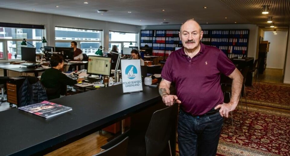 – Jeg skal kort sige, at jeg har mange venner deroppe, og de har taget godt imod vores planer, siger Jens Salling, der er medejer og administrerende direktør Polar Seafood A/S, der er den største privatejet selskab i Grønland. Jens Salling stod tidligere for hellefiskefiskeriet i Upernavik gennem Upernavik Seafood og samarbejdede dengang med Jens Andersen