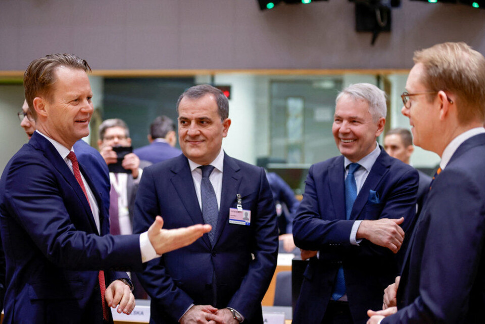 Danmark er klar til at støtte EU's niende sanktionspakke, som blandt andet vil ramme Ruslands droneindustri. Det er nødvendigt at bremse Ruslands mulighed for at føre krig i Ukraine, siger udenrigsminister Jeppe Kofod (Soc.).