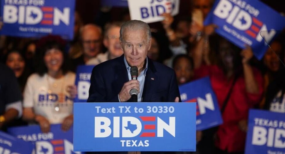 Joe Biden står som vinder efter 'Super Tuesday'