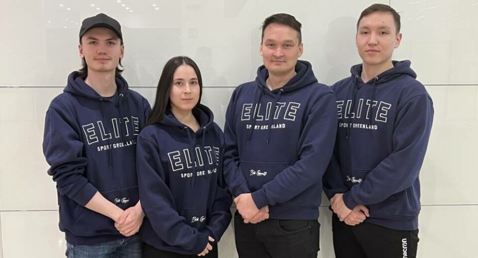 Maasi Davidsen, Heidi Scivoli, Lars Lennert-Abelsen og Inukkuluk G. Lennert deltager til EM i TAekwon-Do i Italien denne uge.