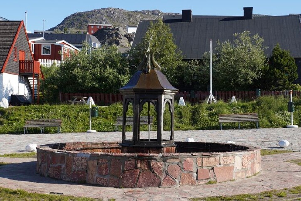 Springvandet i Qaqortoqs torv blev anlagt i 1932.