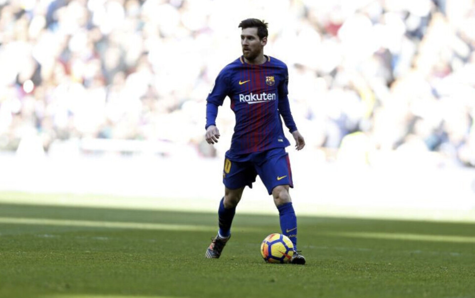 Lionel Messi scorede på straffespark til 2-0.