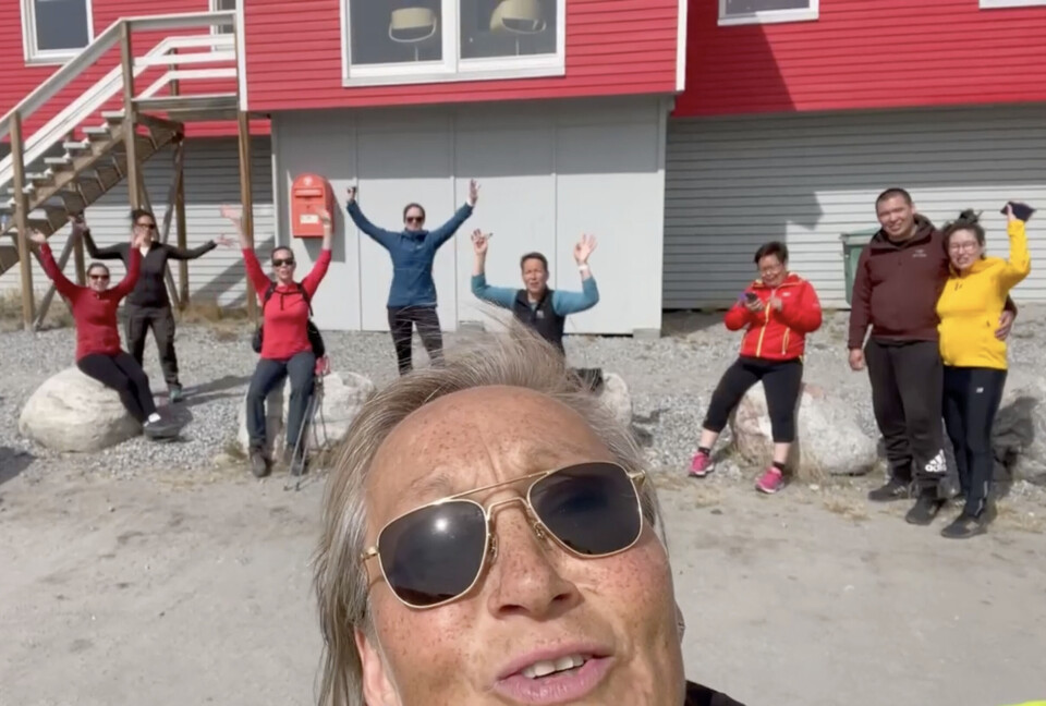Else-Marie Gundersen var tovholder på Kangerlussuaqs deltagelse i bydysten.