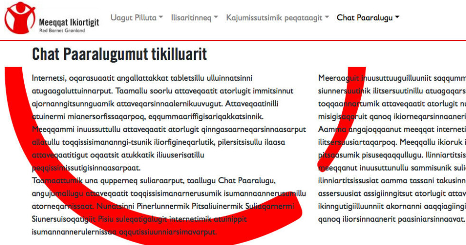 Hjemmeside mod digital mobning