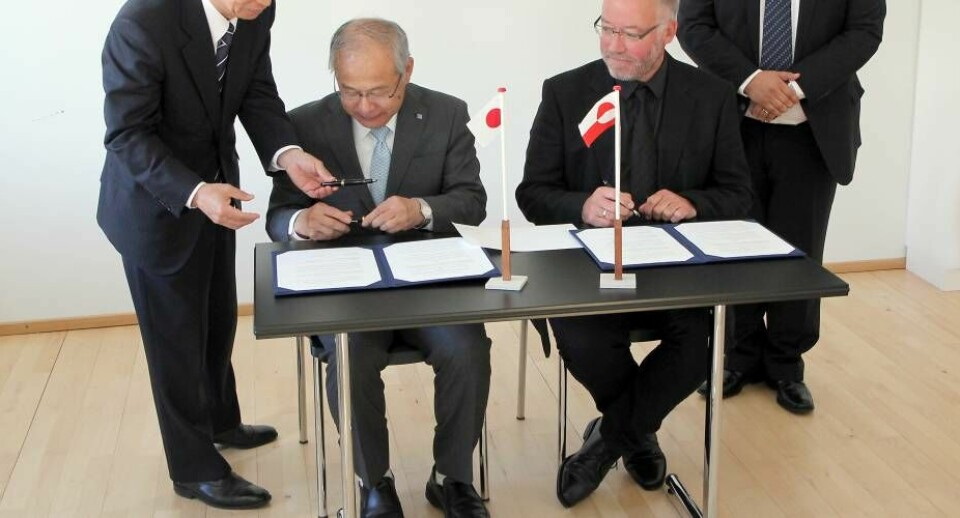 Forskningsaftale mellem Grønland og Japan