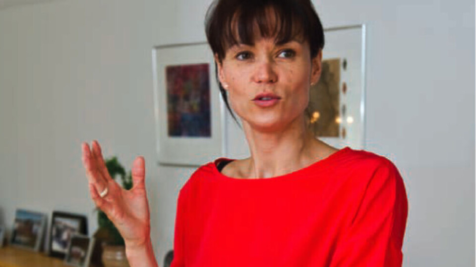 Maliina Abelsen – travl eftermiddag forude. Foto: Leiff Josefsen.