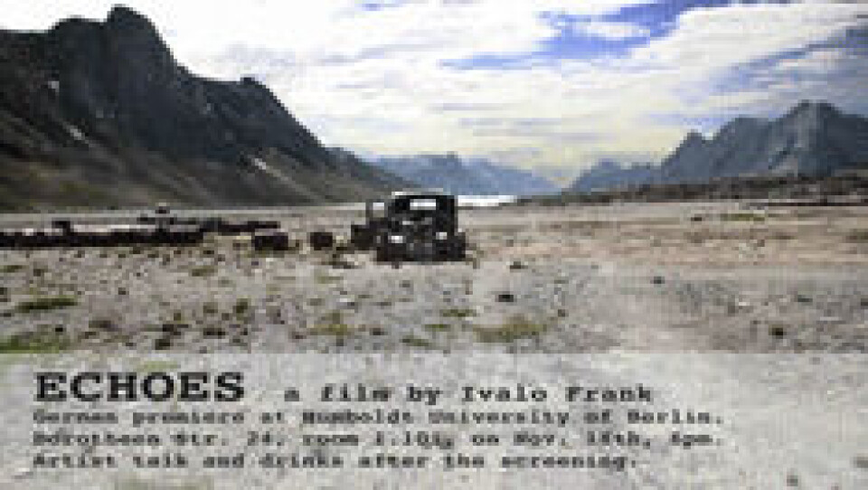 Echoes får premiere 18.november i Berlin, hvor Ivalo Frank bor i dag.