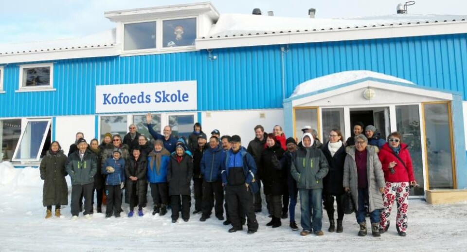 Naalakkersuisuts Martha Abelsen og Karl Frederik Danielsen mødtes med 50 elever på Kofoeds Skole i Nuuk for at få de hjemløses egne bud på en forbedring af deres situation