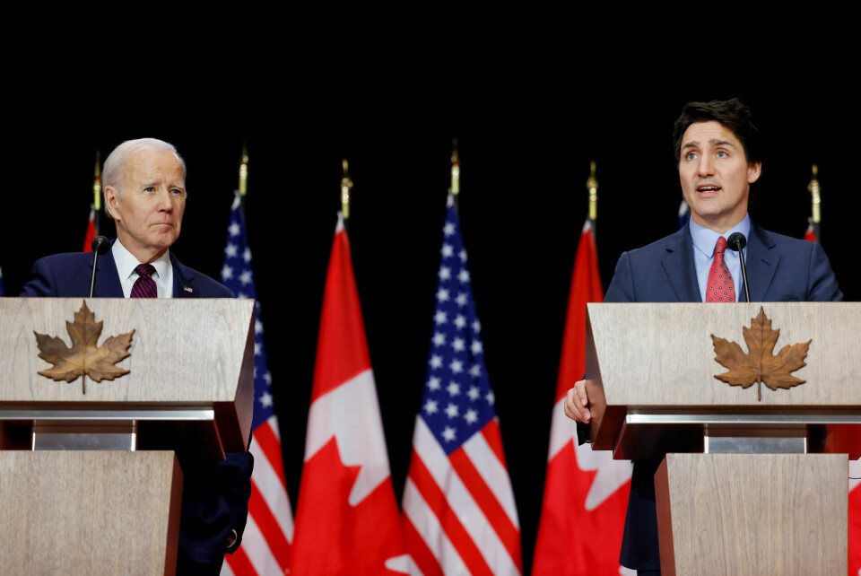 Præsident Joe Biden og premierminister Justin Trudeau annoncerede store investeringer i forsvaret i Arktis under Bidens besøg i Canada.