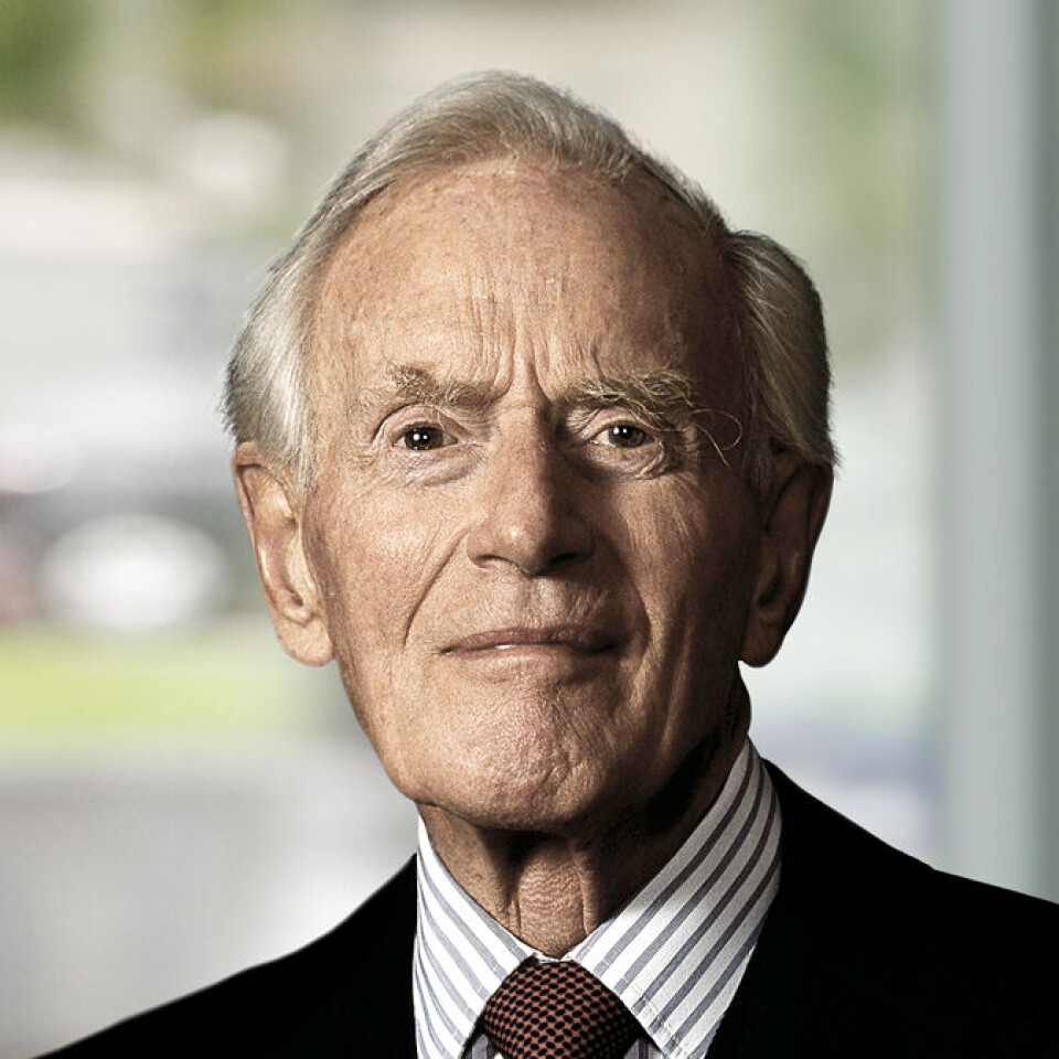 Mærsk Mc-Kinney Møller er i nat død på Rigshospitalet. Han blev 98 år. Foto: Mærsk