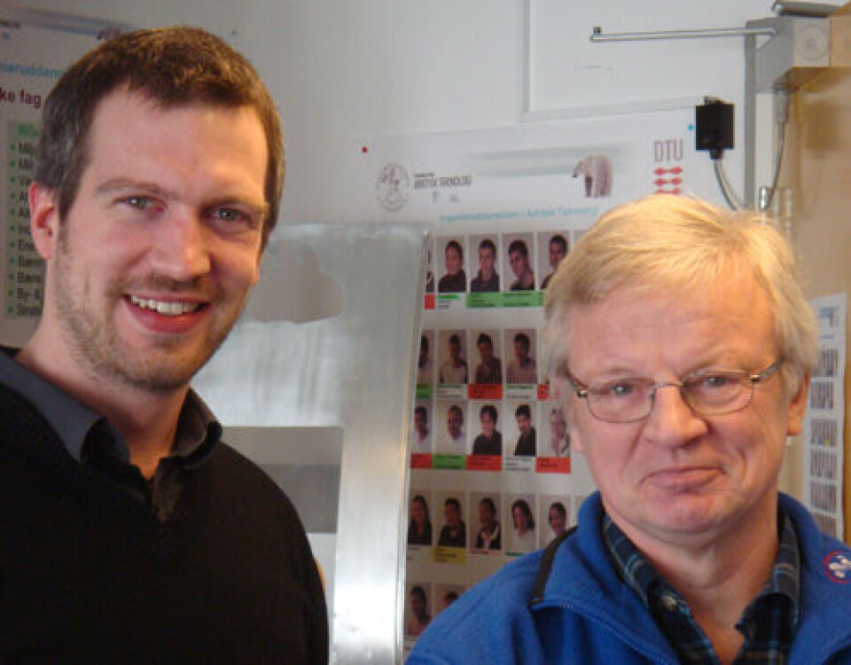Torkild Narud og vejleder Egil Borchersen.
