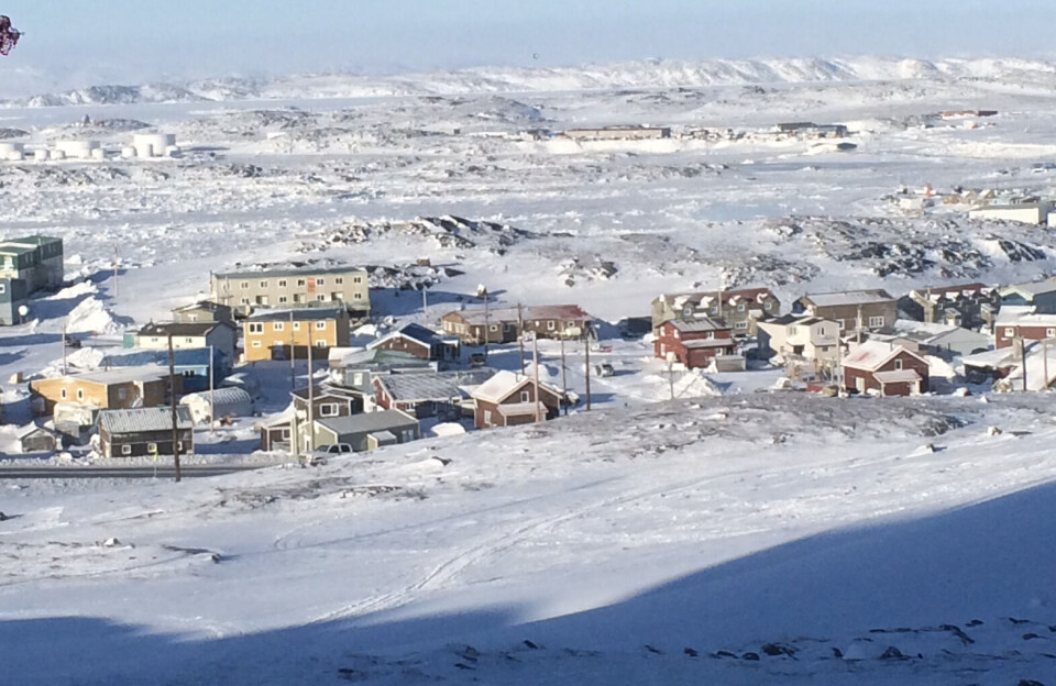Stigende fødevarepriser går ud over lokalbefolkningen i Iqaluit i Nunavut. (Arkivfoto)