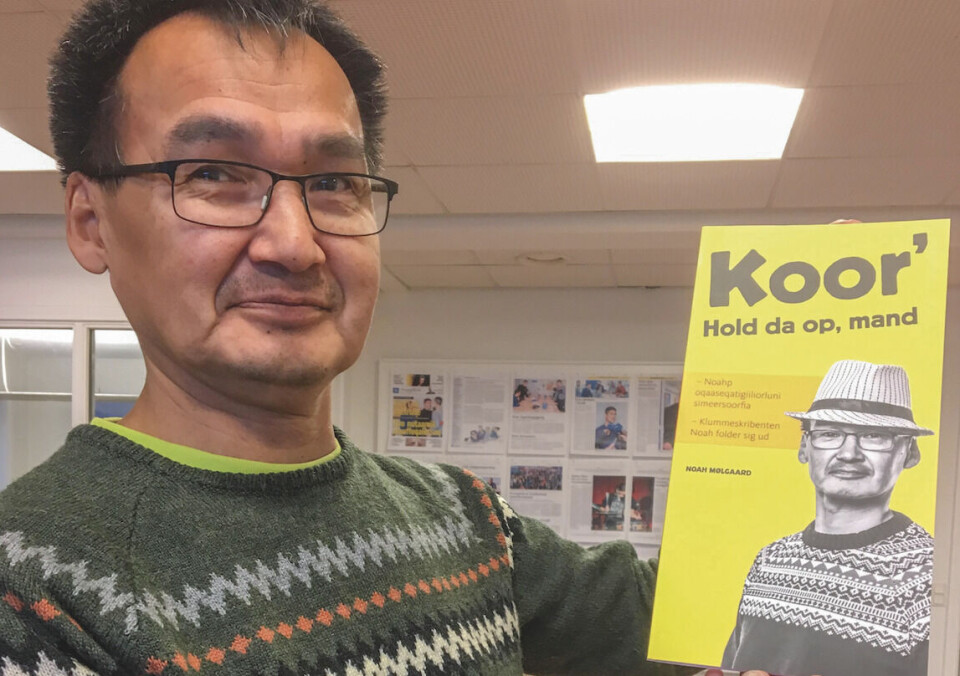 AG-journalist Noah Mølgaard har flere vittigheder i sine gemmer, så en efterfølger til den netop udkomne bog ”Koor´- Hold da op, mand” er ikke usandsynlig.