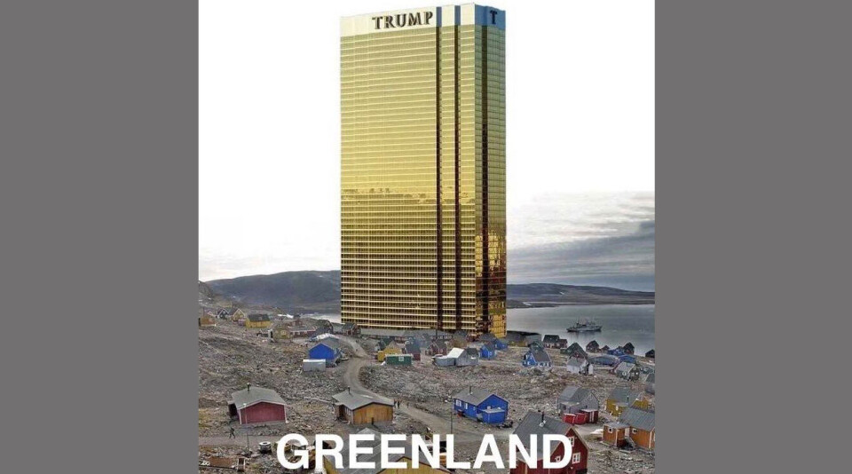 Trump joker på twitter: Jeg lover jeg ikke gør det her