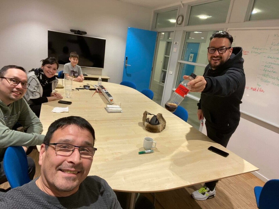 Gruppen bag indsamlingsinitiativet.