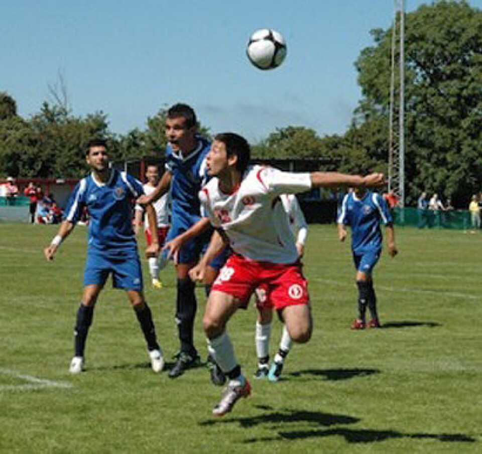 Grønland tabte sin første kamp mod Rhodos. Foto: John Jakobsen, GIF