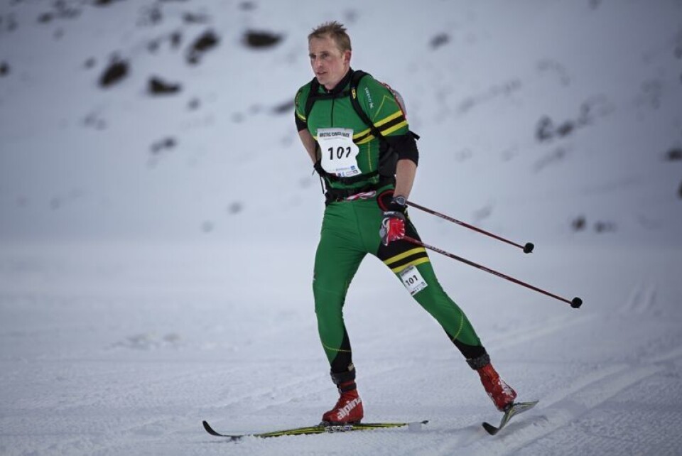 Martin Møller var helt suveræn i årets udgave af Arctic Circle Race. Denne weekend gælder det GM i langrend i Aasiaat. Foto: ACR