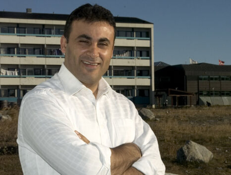 Naser Khader giver to foredrag i Nuuk. Her er han foreviget ved et tidligere besøg i 2005.