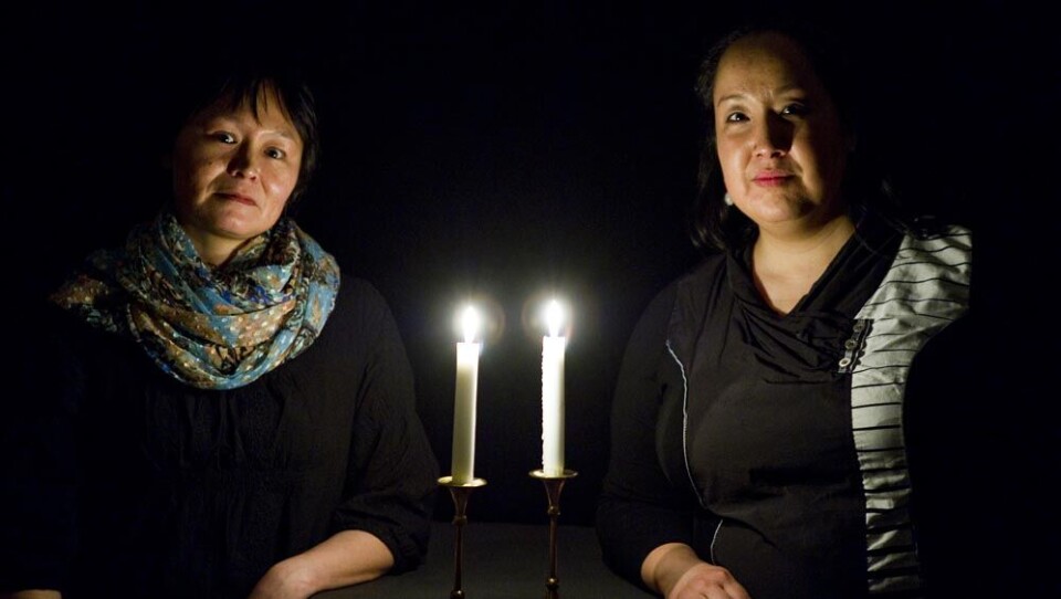 Dommerpanelet bestod af AG-journalister Louise M. Kleemann og Paornánguaq Kleist. Foto: Leiff Josefsen