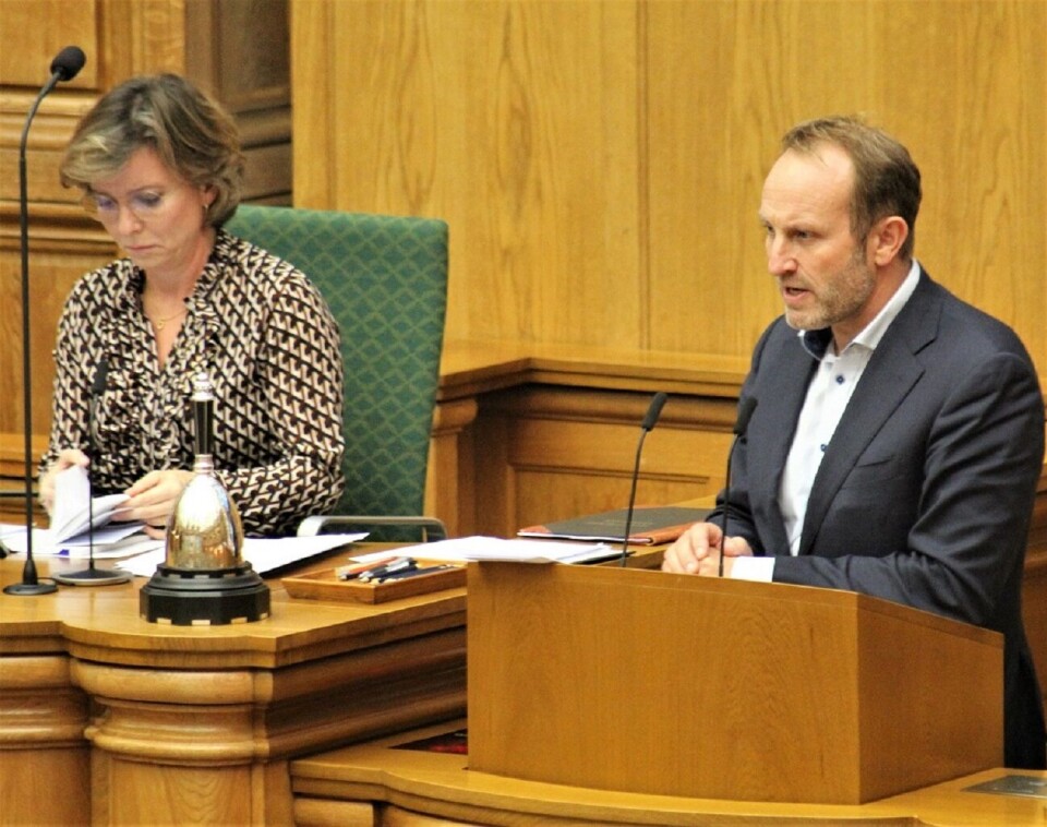 Martin Lidegaard under debatten om den arktiske redegørelse