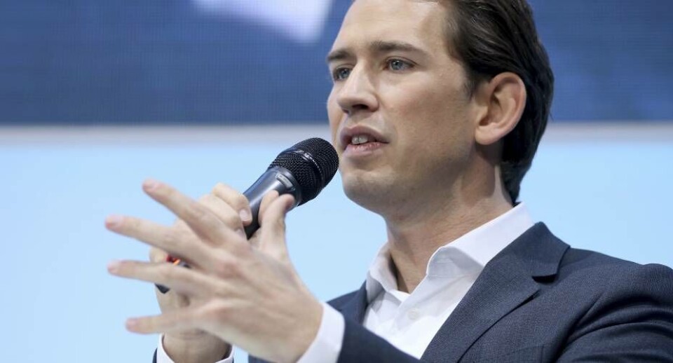 Østrigs unge udenrigsminister har kurs mod kanslerpost