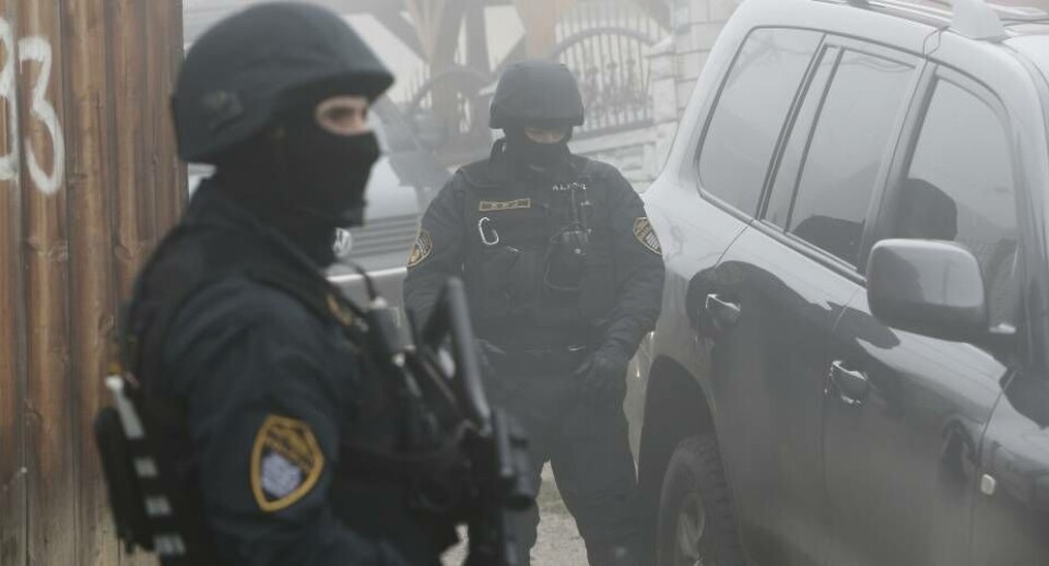 De 11 personer blev anholdt tirsdag i Sarajevo