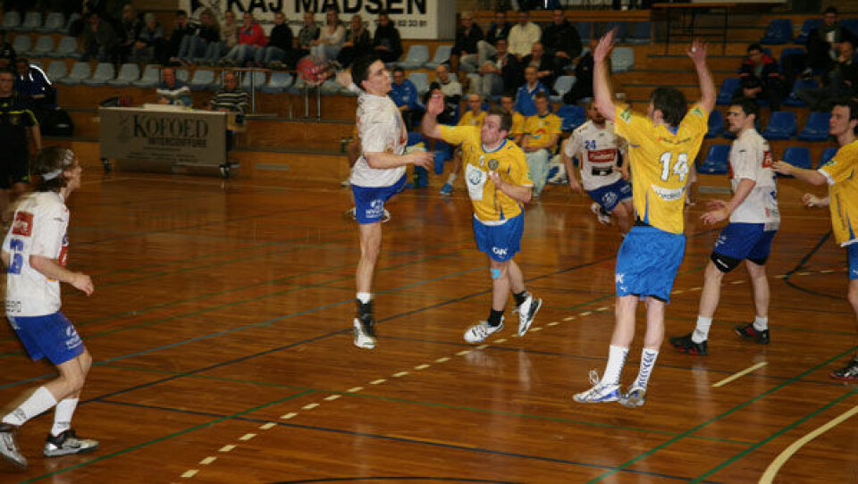 Aqqaluk Sørensen scorede seks mål i pokalkamp. Foto: Knud Fl. Larsen