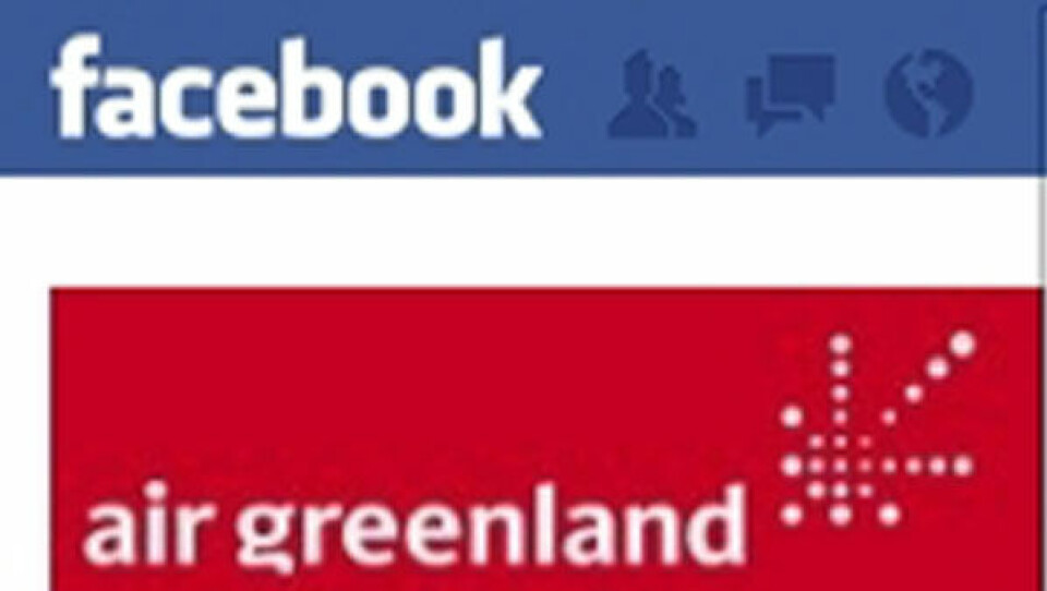 Air Greenland vil nu kommunikere med sin kunder på facebook.