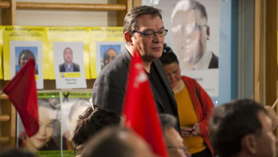 – Jeg har også været gennem det meste, erkender Kuupik Kleist. Foto: Leiff Josefsen.