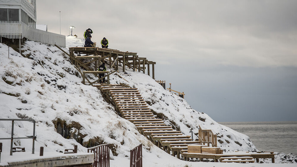 Nuuk: Byggeri af kyststi i fuld gang