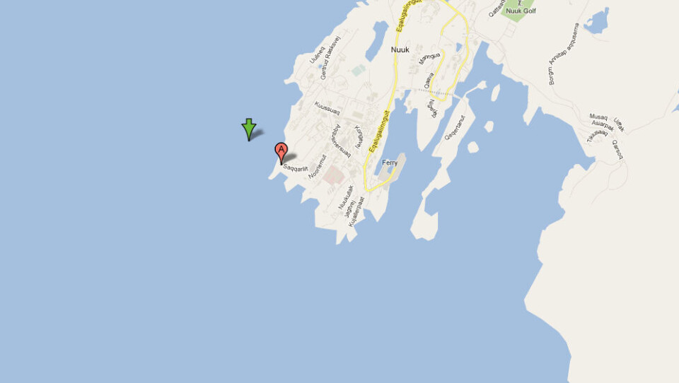 Her ligger Costa Deliziosa. Kilde: maps.google.com Costa Deliziosa - Skibets webcam agterstævn Costa Deliziosa - Skibets webcam forstævn Costa Deliziosa kommer i dag til Nuuk med flere tusinde turister. Kilde: http://www.theworldcruiseship.org/ Italienske Costa Deliziosa, som har kostet over 3 milliarder kr. at bygge, ankommer i morgen tidligt til Nuuk med op mod 2.500 krydstogtsgæster. Foto: Mads Nyvold Både i pendulfart fragter turisterne ind til kolonihavnen. Foto: Mads Nyvold I kolonihavnen byder julemanden, et kuld guides og souvenirsælgere de udenlandske gæster velkomne. Foto: Mads Nyvold Søndag aften sættes kursen mod nord til Ilulissat. Foto: Mads Nyvold Her ligger Costa Deliziosa. Kilde: maps.google.com Costa Deliziosa - Skibets webcam agterstævn Costa Deliziosa - Skibets webcam forstævn Costa Deliziosa kommer i dag til Nuuk med flere tusinde turister. Kilde: http://www.theworldcruiseship.org/ Italienske Costa Deliziosa, som har kostet over 3 milliarder kr. at bygge, ankommer i morgen tidligt til Nuuk med op mod 2.500 krydstogtsgæster. Foto: Mads Nyvold Både i pendulfart fragter turisterne ind til kolonihavnen. Foto: Mads Nyvold I kolonihavnen byder julemanden, et kuld guides og souvenirsælgere de udenlandske gæster velkomne. Foto: Mads Nyvold Søndag aften sættes kursen mod nord til Ilulissat. Foto: Mads Nyvold