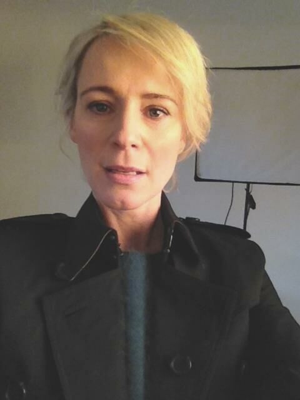 Skuespiller Iben Hjejles #sælfie-billede
