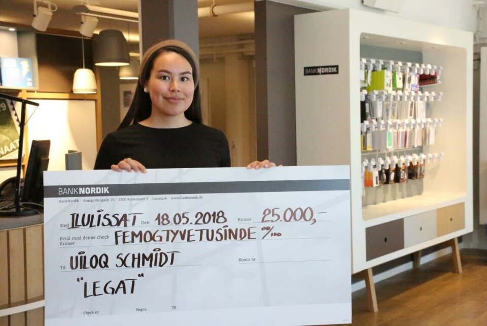 Uiloq Schmidt får nu mulighed for at på et studieophold i USA og dermed få styrket sit engelsk.