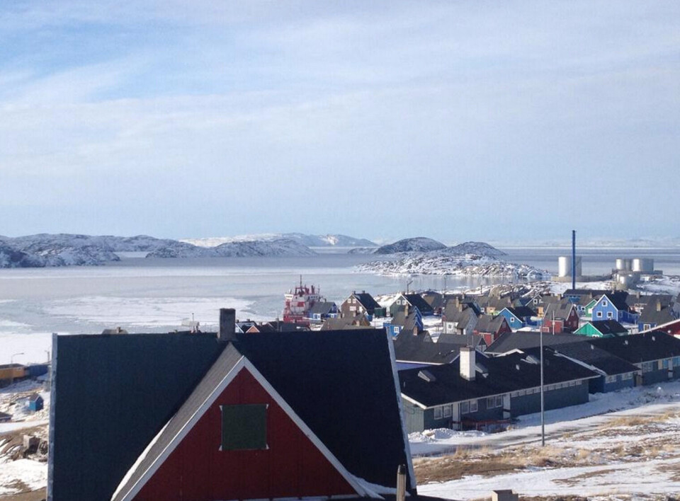 Så er det næsten forår, når vareskibet kan gå i havn