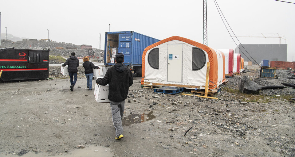 Hjemløse i Nuuk skal ikke længere opholde sig i teltlejren.