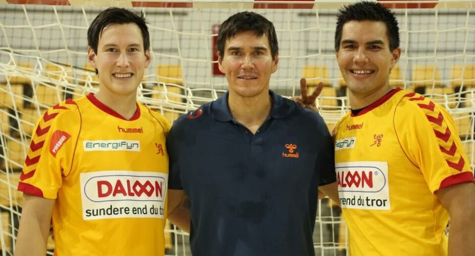 Akutanneq Kreutzmann, Jakob Larsen og Minik Dahl Høegh.