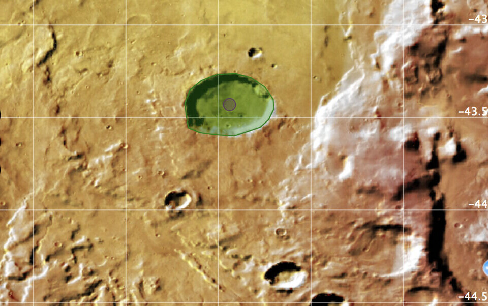 Mars-krater er blevet navngivet Qaqortoq