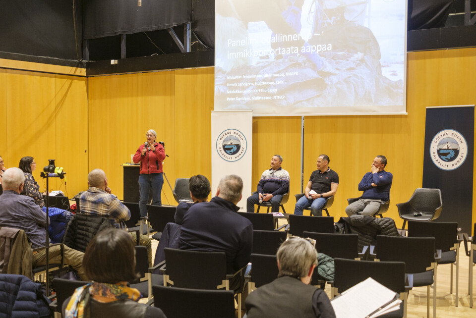 Nikkulaat Jeremiassen fra KNAPK, Michael Skourup fra QAK og Peter Davidsen fra NTPAP holdt en paneldebat om bæredygtig fiskeri. Vi er klar på at følge svære beslutninger for at sikre fremtidig fiskeri, blev der blandt andet sagt.