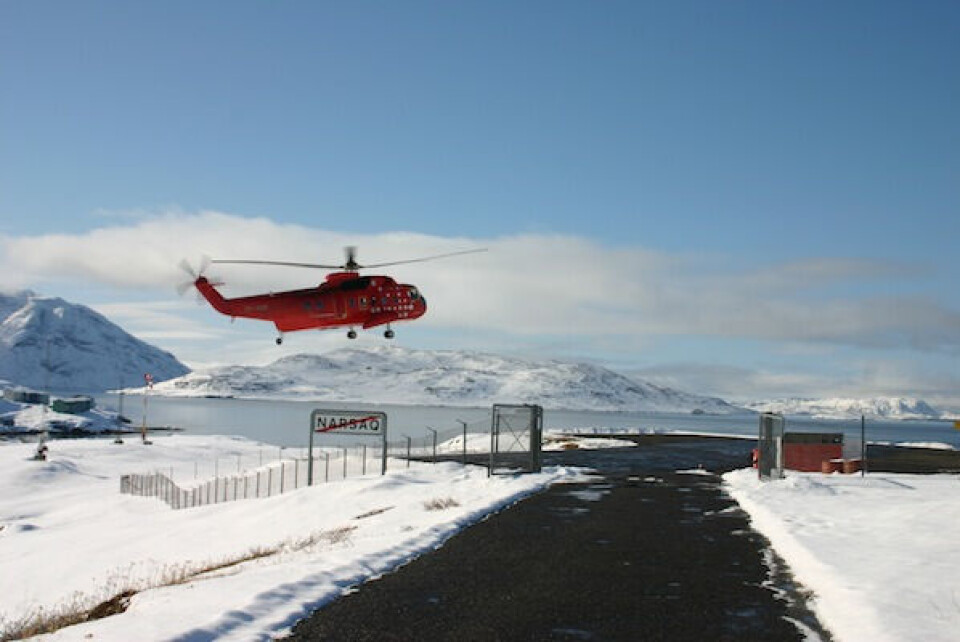 Helikopter måtte sikkerhedslande