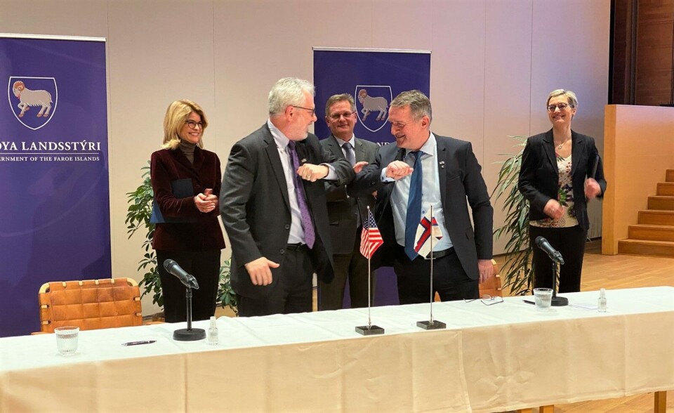 Færøerne og USA indgår partnerskab