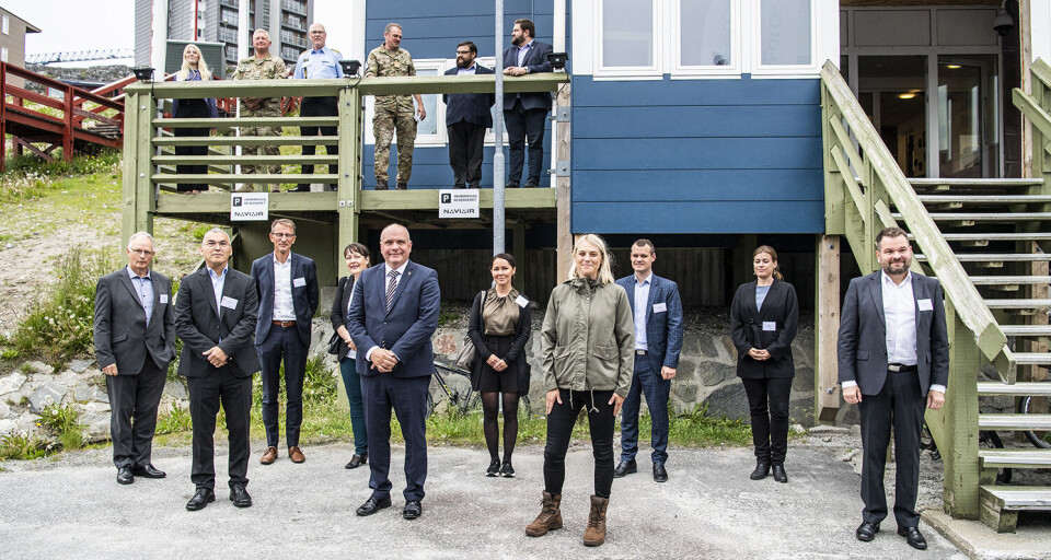 Fællesbillede mellem alle parterne fra InterForce Grønland