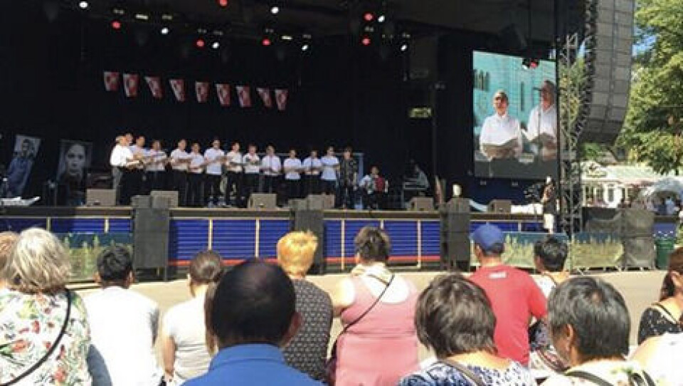 Grønland i Tivoli 2018 afvikles i varmt og solrigt vejr.