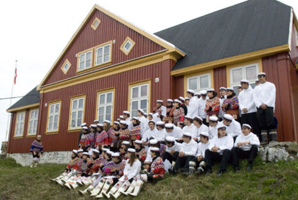 Til næste år skal GU i Nuuk have en ny rektor. Her er det studenter årgang 2007.
